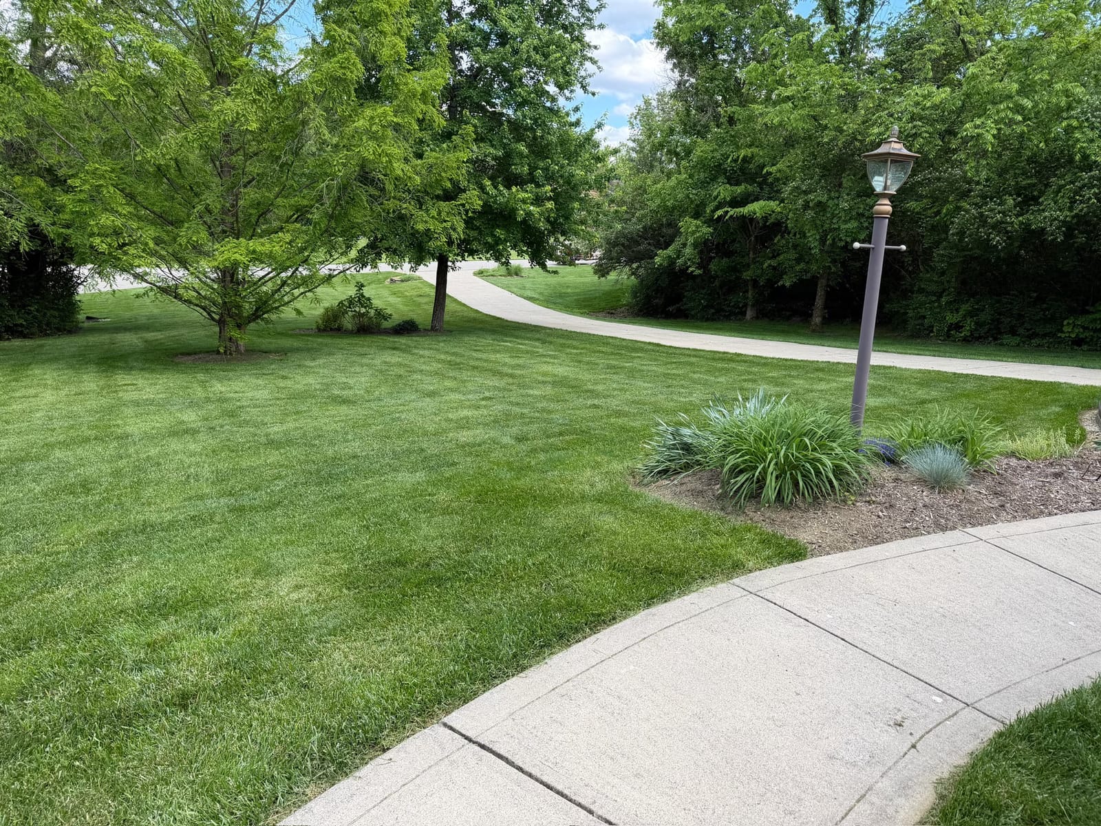 Recent lawn care work by Ohio Yard Pros in Warren County, OH.